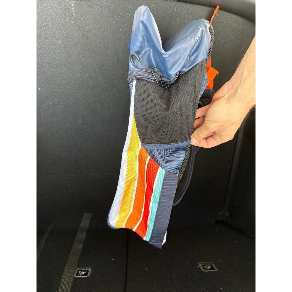 Ironman H735 Triathlon Training Backpack Blue Orange Multi Size Large